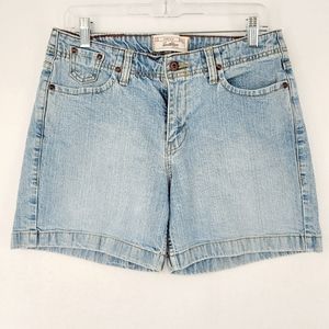 *Sold* Levi's Strauss Stetch Women Blue Jean Shorts Size 8